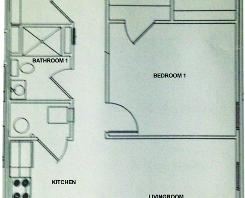 2 Bedroom Floor Plan